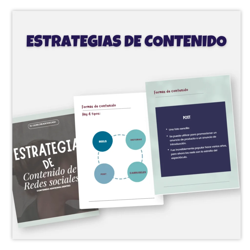 ESTRATEGIAS DE CONTENIDO