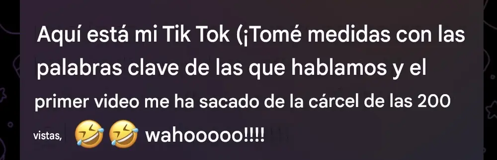 vistas en tiktok